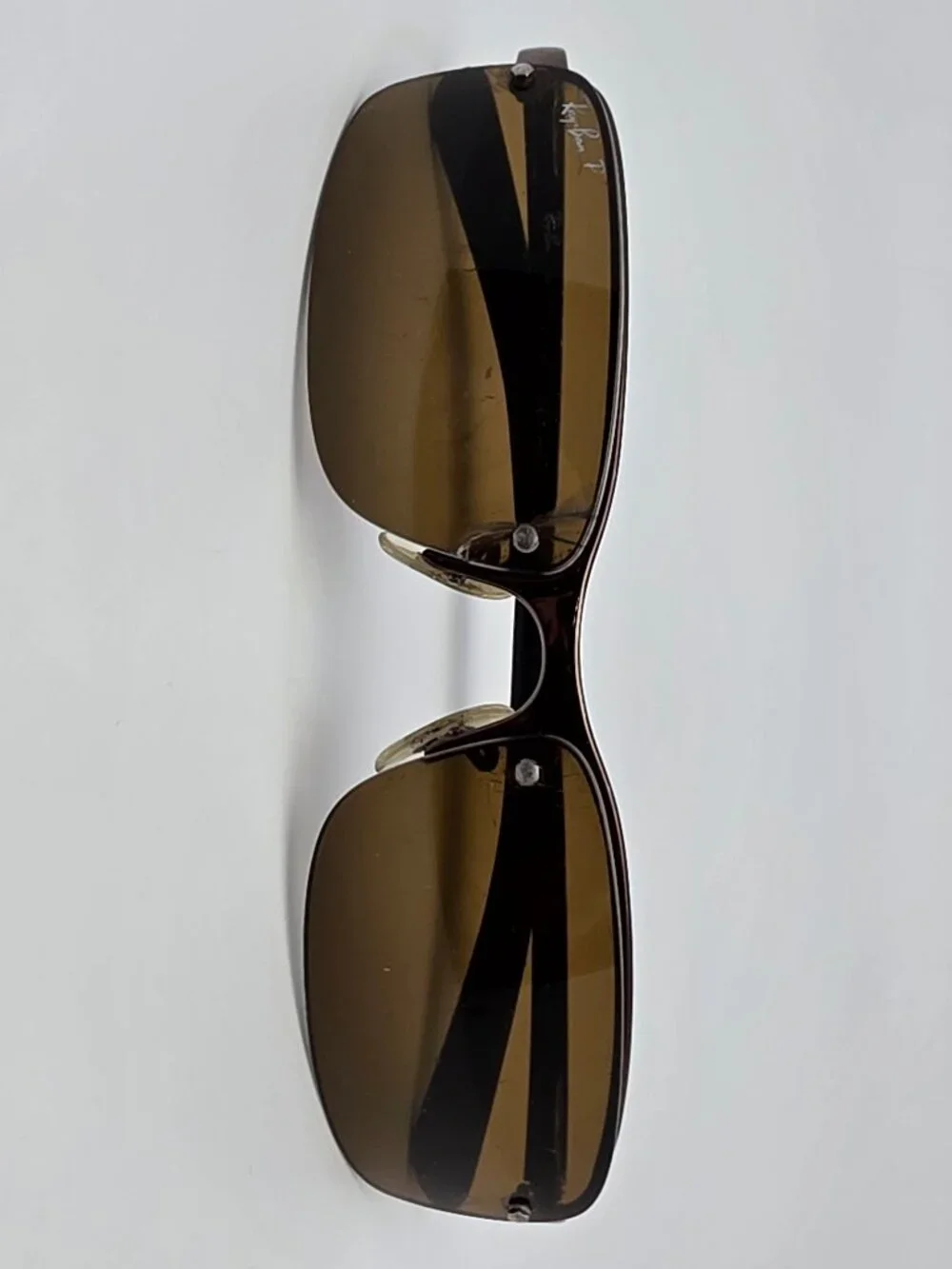 Ray-Ban RB3217 014/83 Brown Frame Polarized Brown Lens Sunglasses Italy 58mm